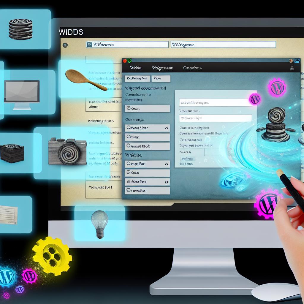 The role of widgets in WordPress customization.